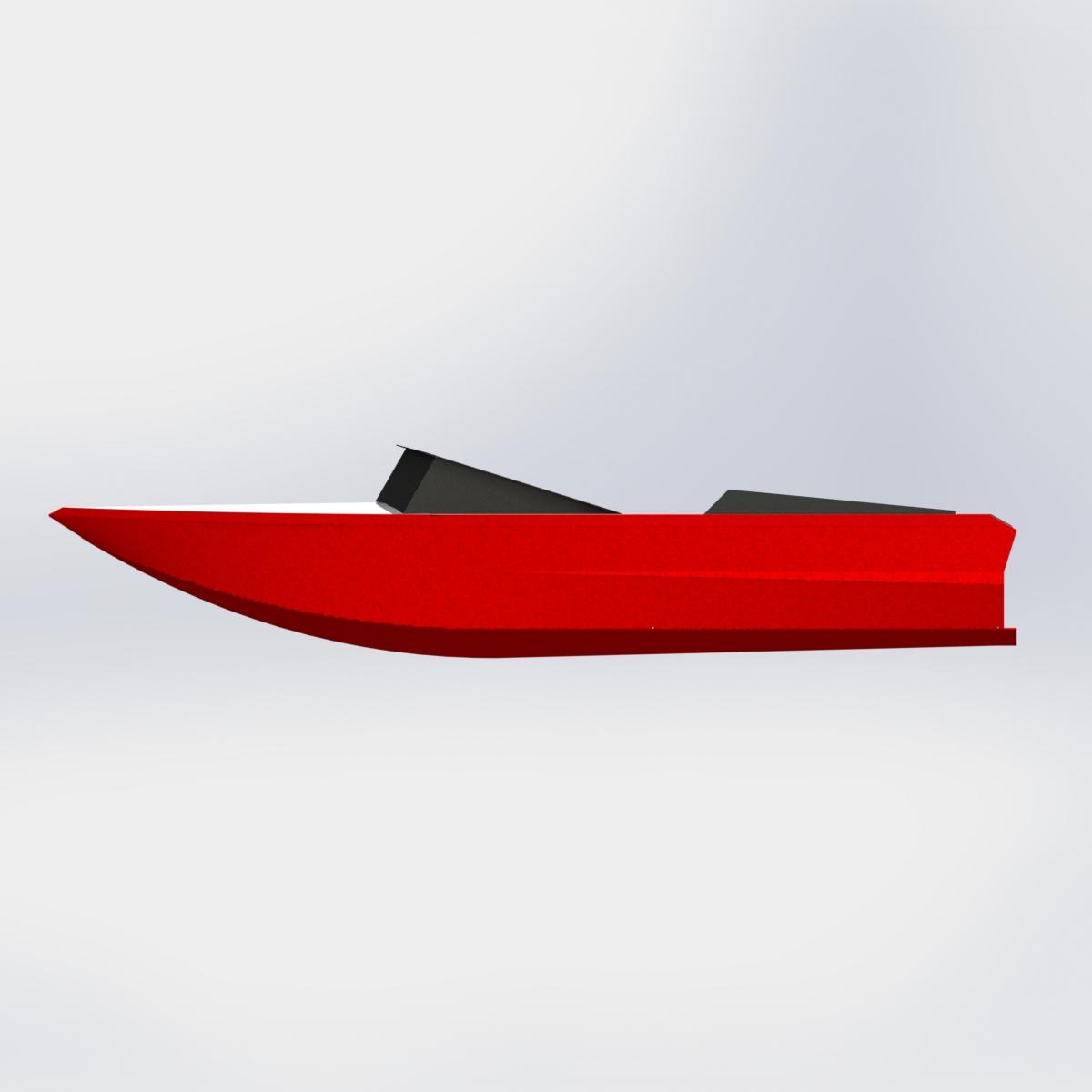 Descent-red-mini-jet-boats-D54-SIDE-australia