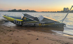 Mini Jet Boats - Mini boat on a beach